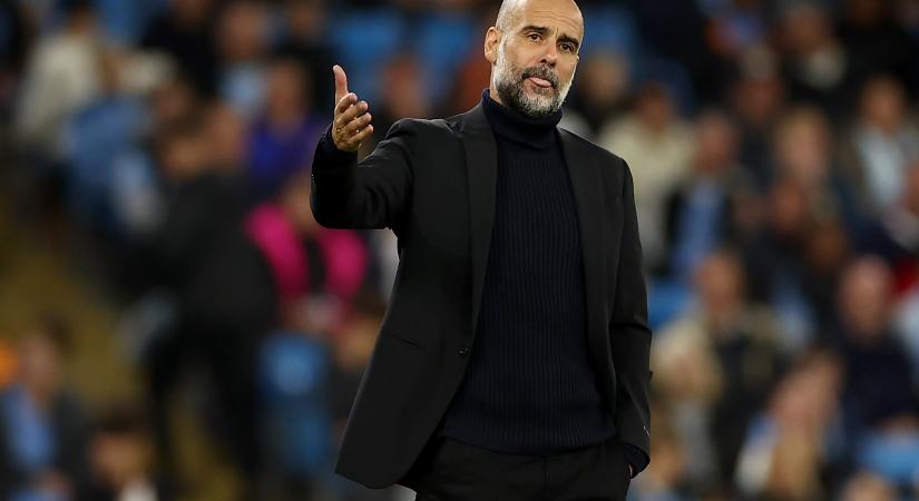 Pep Guardiola szerint bajban van a Manchester City