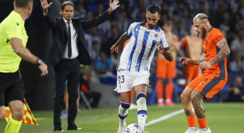 Az utolsó percekben, emberhátrányban mentett pontot a BL-ben a tavalyi döntős Inter