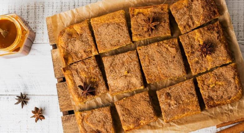 Puha fahéjas-vaníliás szelet olívaolajjal