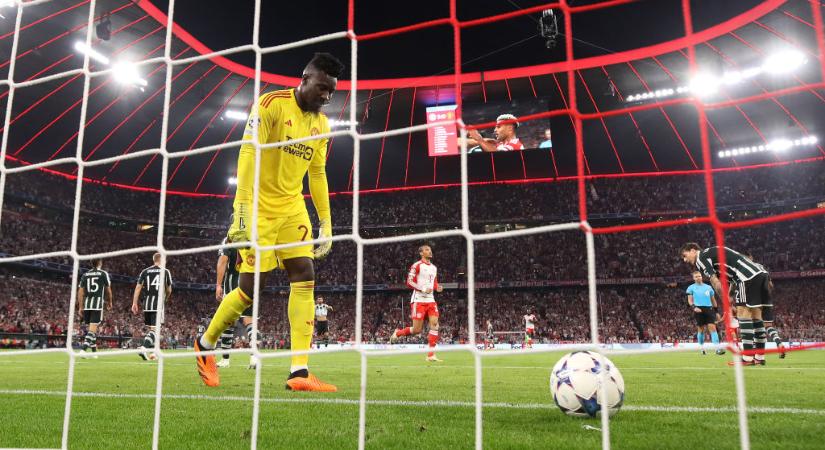 BL: Onana szerint csak az ő hibája, hogy kikapott a Manchester United a Bayern München ellen