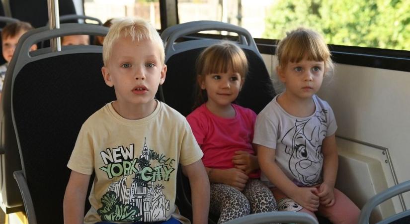 Zöld buszon szállni élvezet - Mobilitási Hét Nagyberkiben