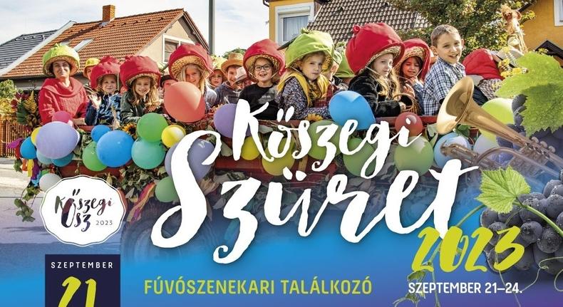Itt a Kőszegi Szüret 2023 és Fúvószenekari Találkozó programja (szept. 22-24.)