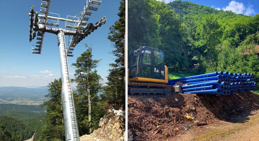 A brand new ski resort is being built nearby Pécs!