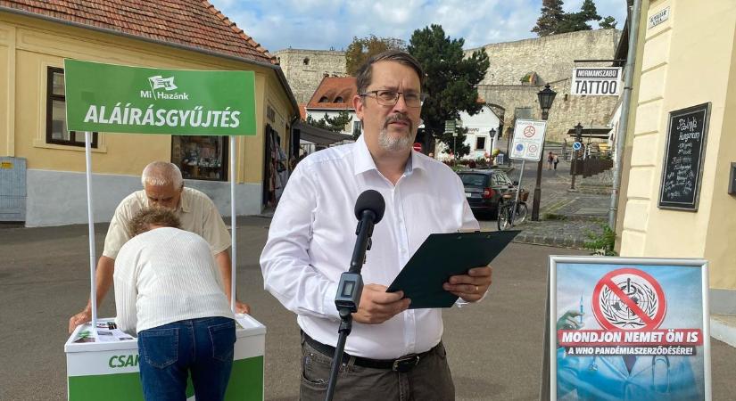 A WHO korlátozni akarja az országok szuverenitását a Mi Hazánk szerint, aláírást gyűjtenek Egerben is