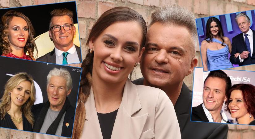Hiába a hatalmas korkülönbség ők fittyet hánynak rá: 7 sztárpár, akiknél nincs is boldogabb a földön talán