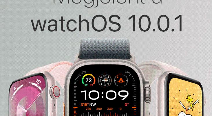Megjelent a watchOS 10.0.1 – hibajavítások és fontos biztonsági frissítések