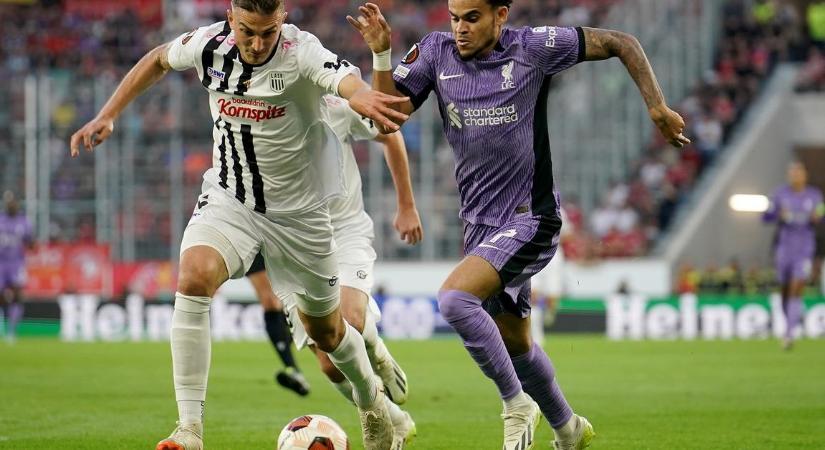 Szoboszlai beállása után fordított és nyert Linzben a Liverpool