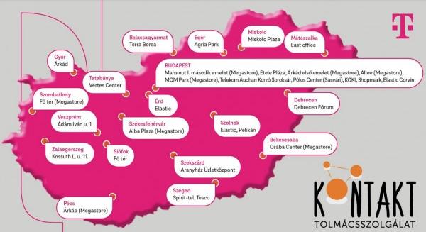 KONTAKT JELNYELVI TOLMÁCSSZOLGÁLTATÁS A TELEKOMNÁL
