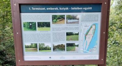 Új tanösvény az Óbudai-szigeten