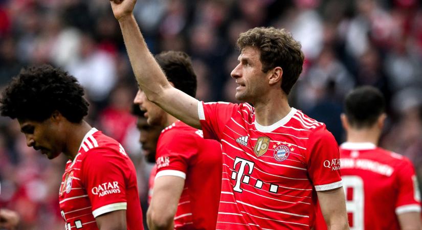 Századik győztes BL-meccsét ünnepelhette Müller a Manchester United ellen