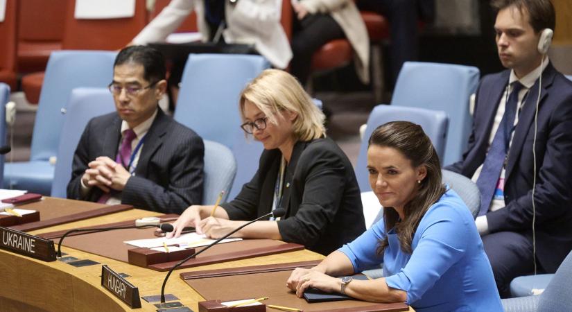 Novák Katalin: Magyarország kész részt venni bármely békekezdeményezésben, ami megteremti egy tartós tűzszünet lehetőségét Ukrajnában