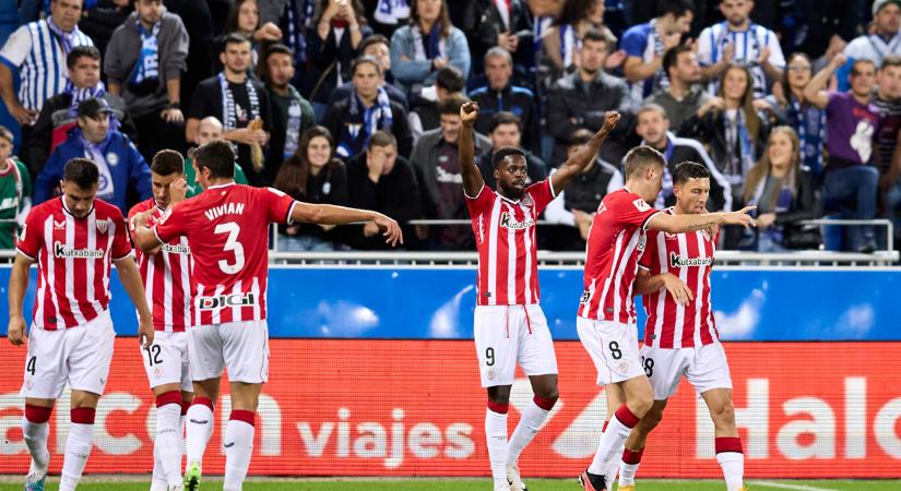 La Liga: két góllal nyert idegenben a Bilbao az Alavés ellen