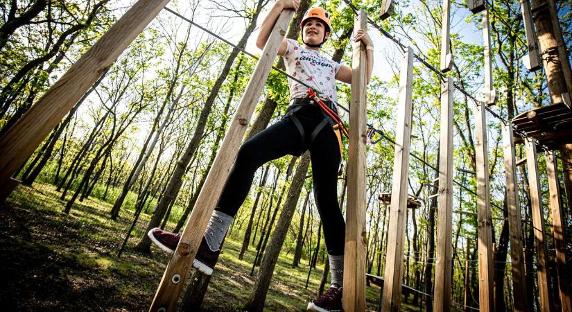 Ma még kinyit, de aztán bezár őszre és télre a kalandpark a CsabaParkban