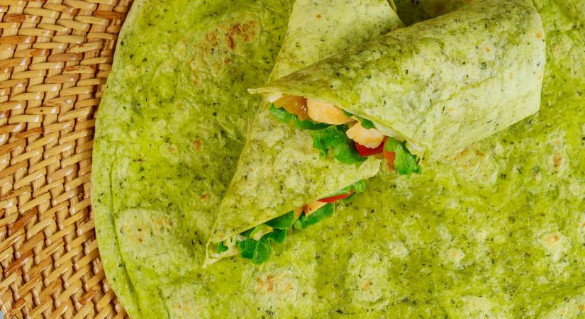 Házi tortilla, ha extra ízekre vágysz: bazsalikom kerül a tésztába