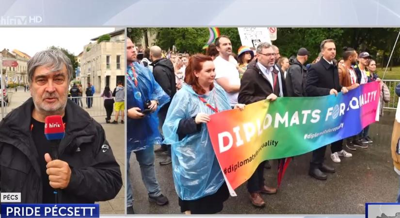 Sokkal több a rendőr mint a résztvevő a Pécsi Prideon