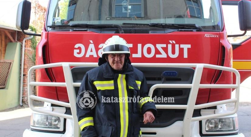 Kitüntetést vehetett át a köztársasági elnöktől a zalai tűzoltó