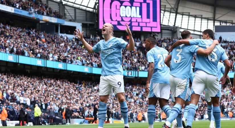 10 emberrel is nyert a Manchester City, Haaland megint gólt szerzett