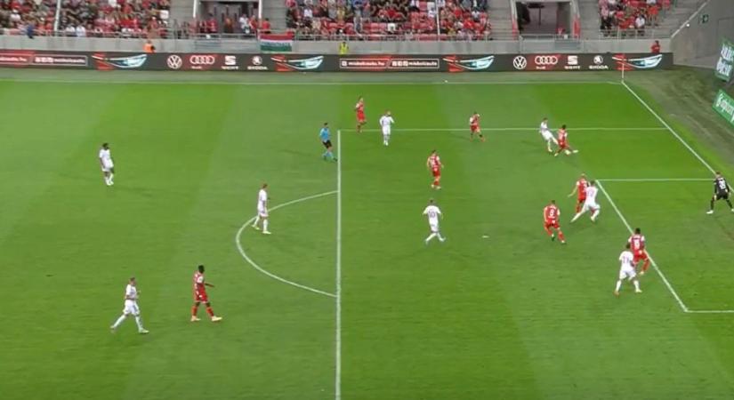 Nézze meg a Debrecen focistájának szenzációs sarkazós gólját!