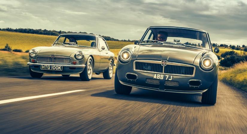Az elektromos átállással egyszerre a Frontline bemutatta a V8-as MGB átépítését is