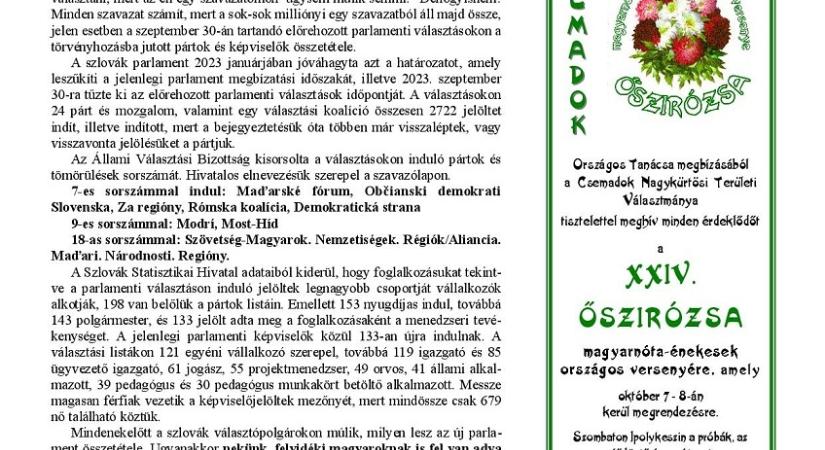 A választásokra is összpontosít a Kürtös