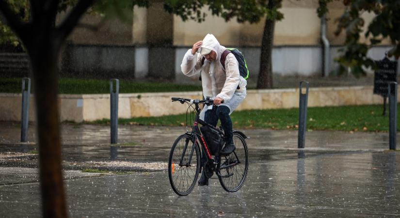 Figyelmeztetést adott ki a meteorológiai szolgálat: itt várható a legtöbb csapadék vasárnap