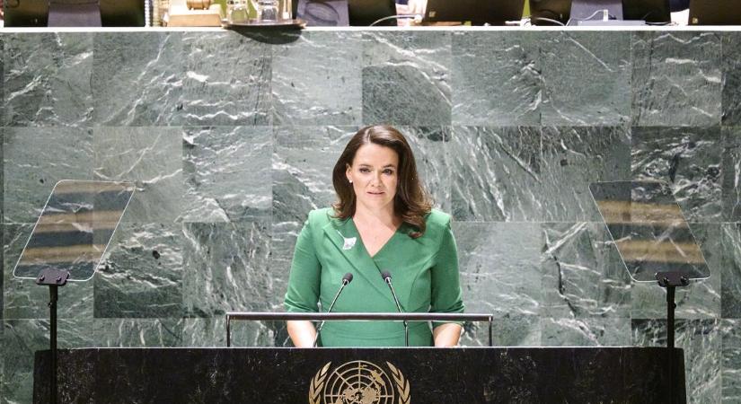 Novák Katalin New Yorkban: „Abraham Lincoln ezeket a szavakat az egyik legnagyobb magyartól kölcsönözte”