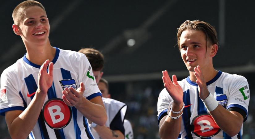 Győzött a Hertha, Dárdai Pál 17 éves fia volt a meccs hőse