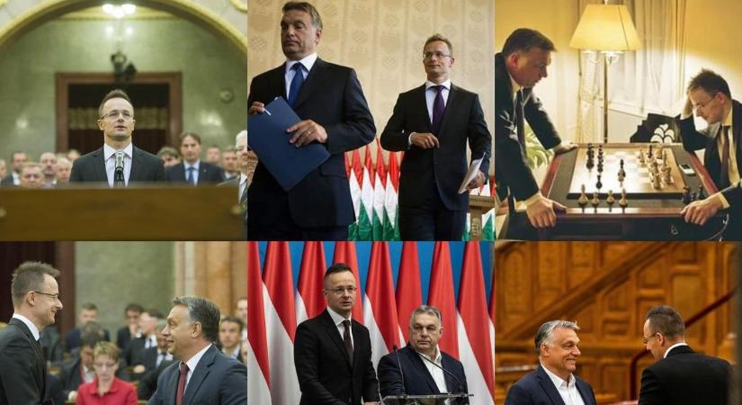 Kilenc éve tett esküt Szijjártó Péter