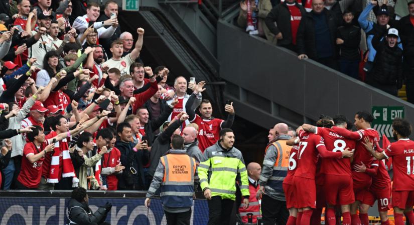 A fantasztikusan játszó Szoboszlai Dominik vezérletével nyert PL-rangadót a Liverpool - videó