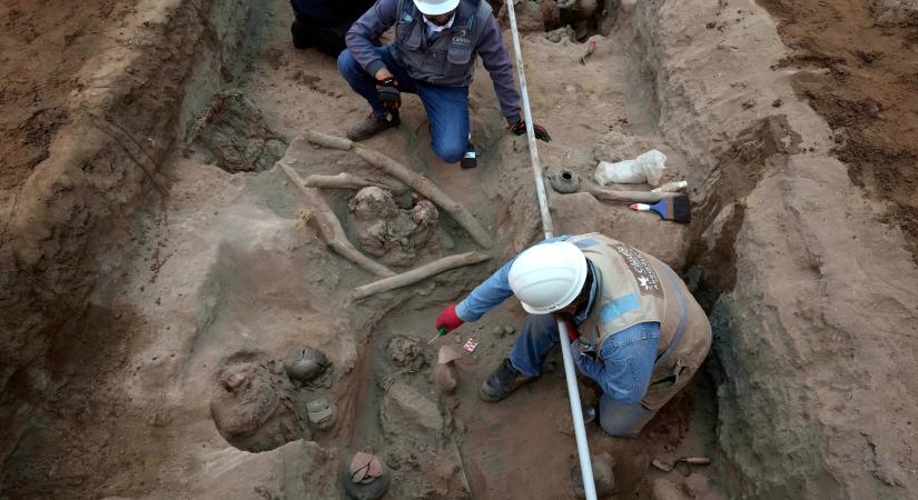 Peru gázhálózatának bővítése közben a munkások múmiákat és inka kor előtti tárgyakat fedeztek fel