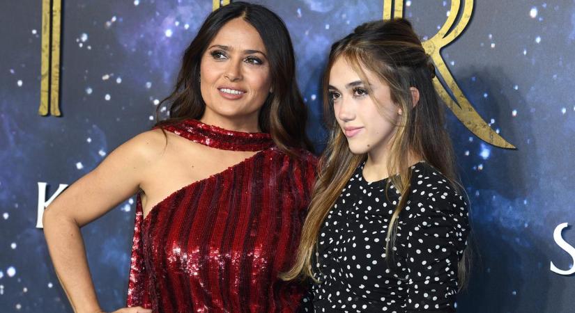Salma Hayek hihetetlenül érzelmes videóval köszöntötte 16 éves lányát