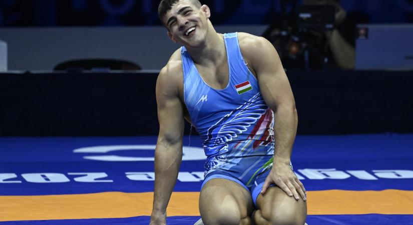 Losonczi Dávid közel járt a bravúrhoz, ezüstérmet szerzett a birkózó-világbajnokságon
