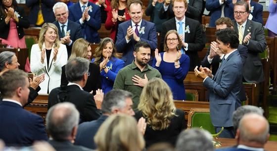 Botrány tört ki Kanadában, miután a parlament vastapssal köszöntött egy 98 éves ukrán SS-katonát