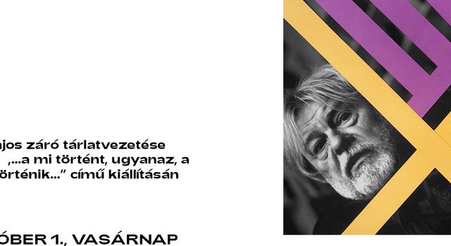 Parti Nagy Lajos záró tárlatvezetése Féner Tamás: „...a mi történt, ugyanaz, a mi ezután is történik..." című kiállításán
