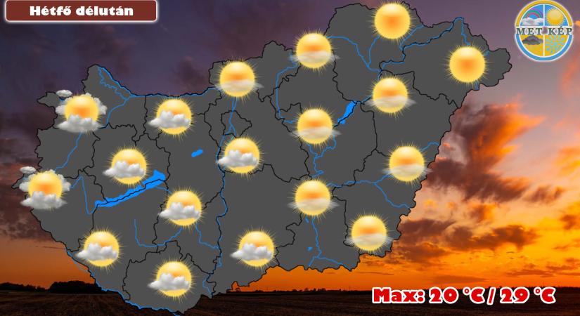Csapadékos hétvége után, visszatér a késő nyárias idő!