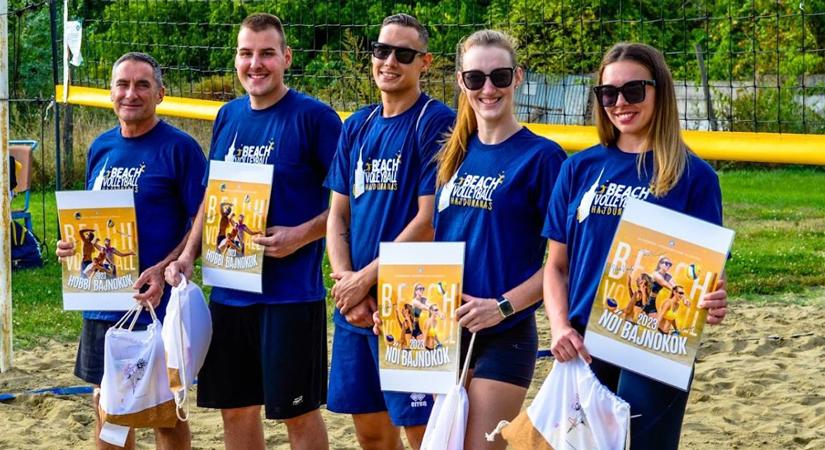 Remek esztendőt zártak a nánási strandröpisek