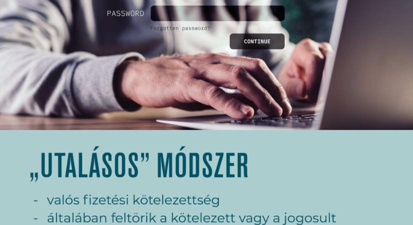 Online csalás módszerére hívják fel a figyelmet