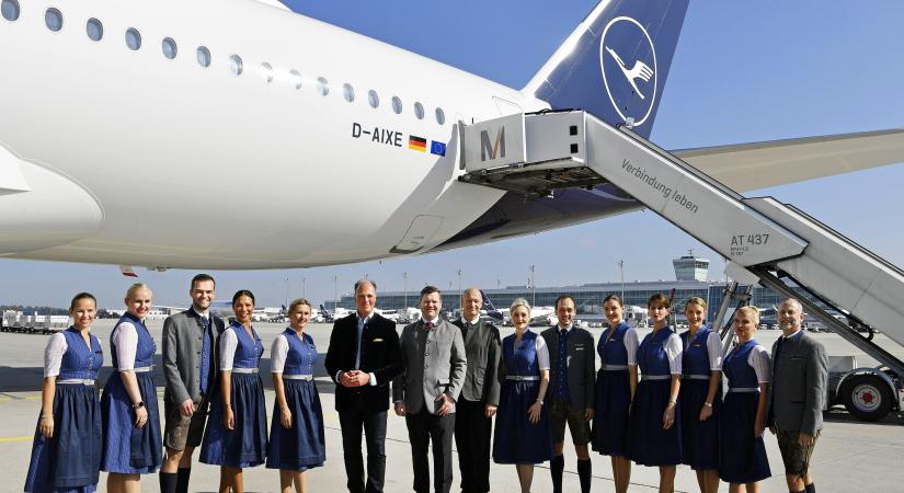 Oktoberfest a Lufthansa gépein: megint útra keltek a Dirndl-járatok