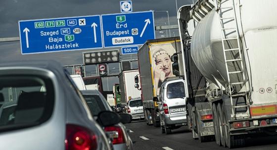 Október közepéig zűrös lesz a közlekedés az M0-s és az M5-ös találkozásánál