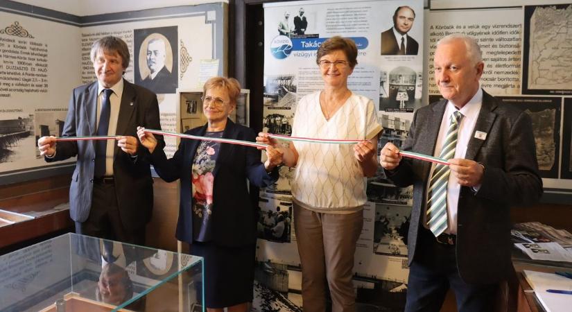 Emléksarkot adtak át a vízügyi múzeumban