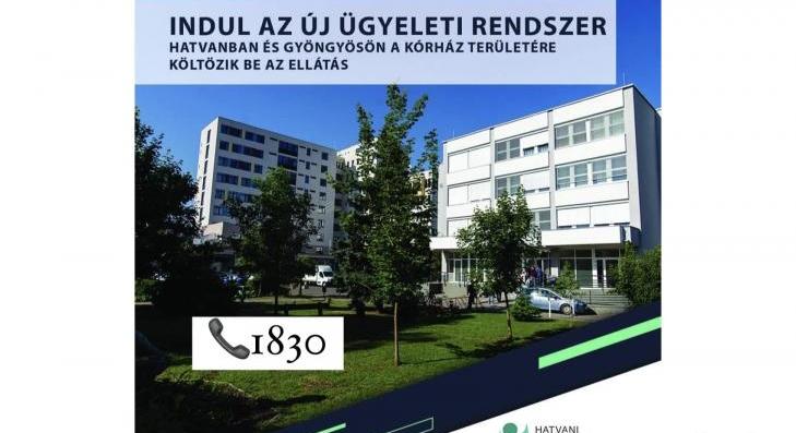 Indul az új ügyeleti rendszer 