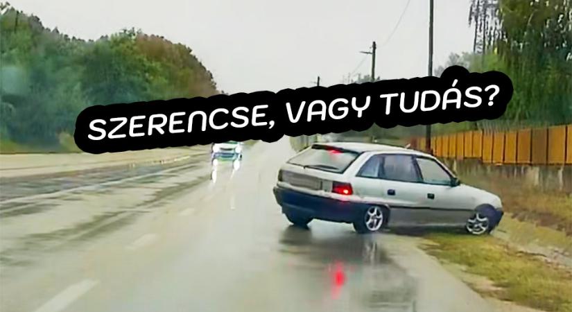 VIDEÓ: Megjelent szemből a tehetetlenül csúszó Astra