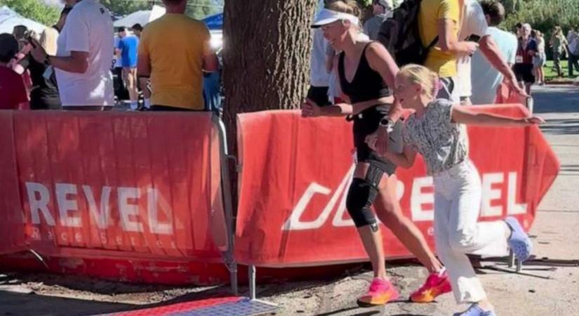Lánya nélkül nem tudta volna lefutni a maratont
