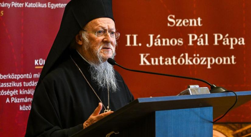 I. Bartholomaiosz: A világ egyensúlyát csak közös erővel lehet helyreállítani