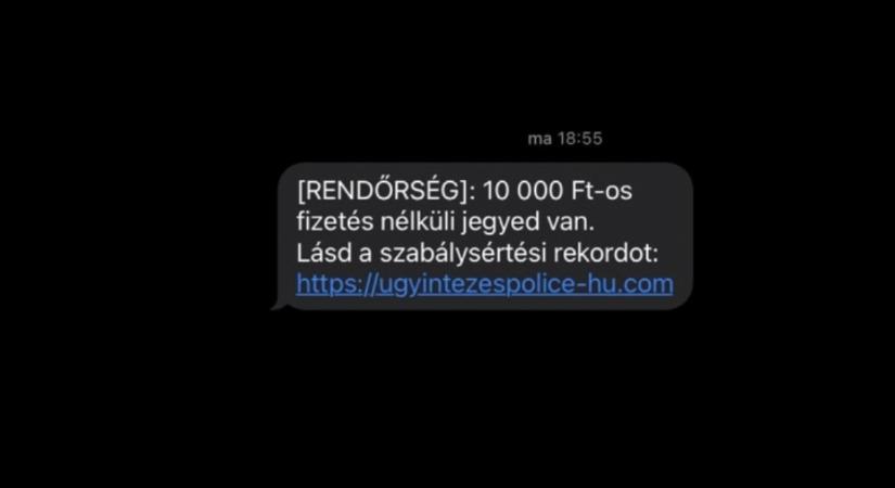 A rendőrség nevében küldözgetnek SMS-eket adathalász csalók