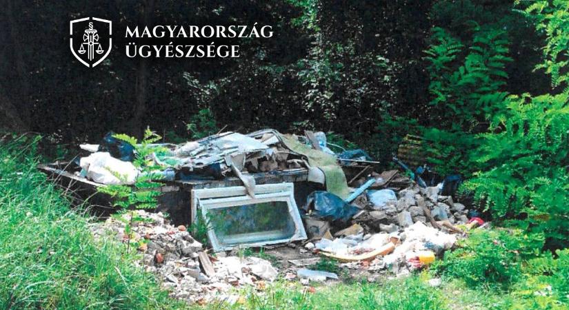 A folyóvizet is veszélyeztette az illegálisan lerakott hulladék