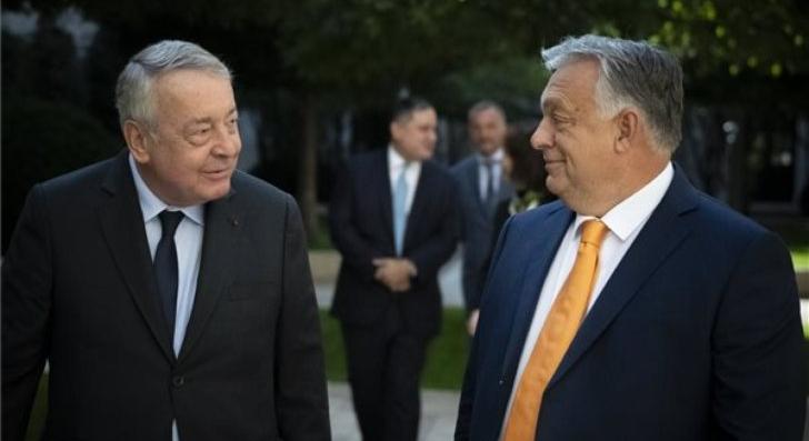 Orbán Viktor a francia Veolia vállalat vezetőjével tárgyalt