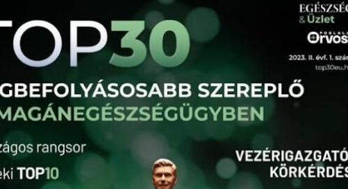 TOP30 Legbefolyásosabb szereplő: Fókuszban az árazás és a finanszírozás