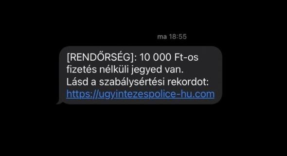 Vigyázat! A rendőrség nevében küldenek SMS-t csalók!