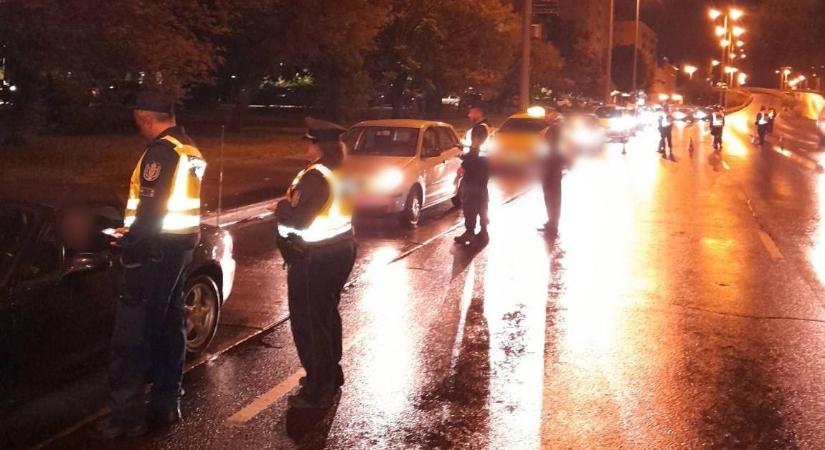 Hatalmas éjszakai razzia volt Budán: 131 ember akadt fenn rajta